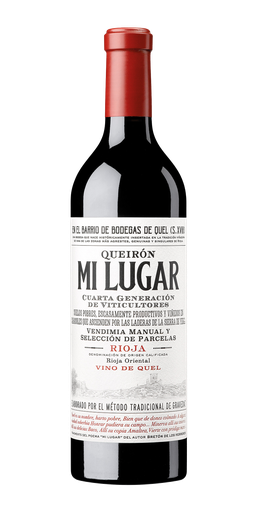 [FE26-122] [FE26-122] QUEIRON - Mi Lugar - Rioja Oriental - Vino de Quel in luxe geschenkdoos met 2 glazen